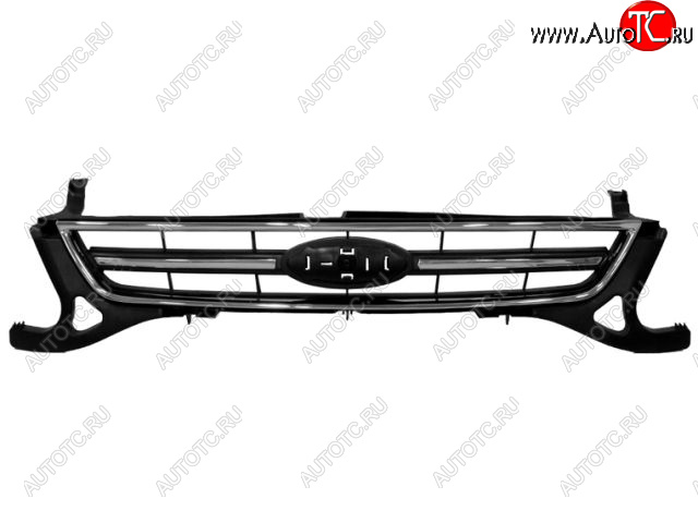 0 р. Решетка радиатора (пр-во Китай) CHINA Ford Mondeo Mk4,BD рестайлинг, седан (2010-2014) (хром)  с доставкой в г. Москва