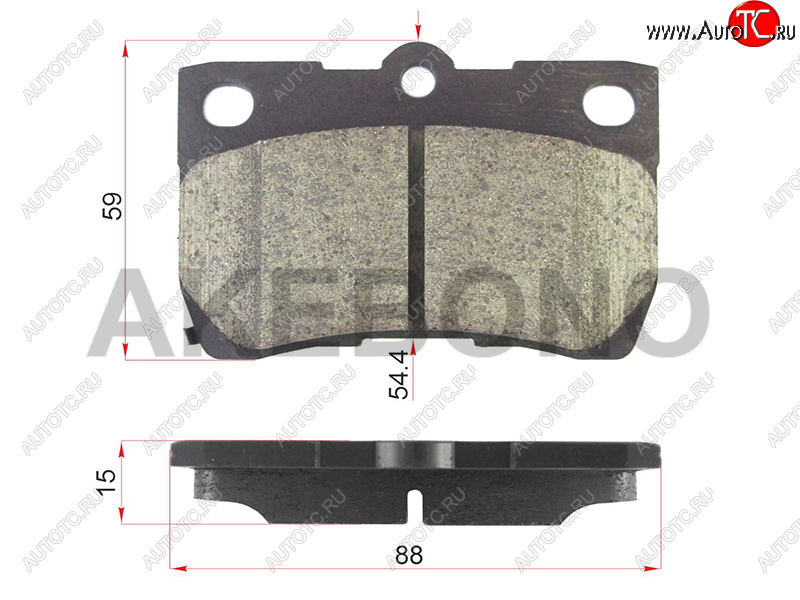 1 889 р. Колодки тормозные зад LH-RH SAT  Lexus GS300 ( S160,  S190) (1997-2012), Lexus GX460  J150 (2009-2022), Toyota Crown ( S180,  S200,  S220) (2003-2022), Toyota Mark X ( X120,  X130) (2004-2019), Toyota Mark X ZIO  NA10 (2007-2011)  с доставкой в г. Москва