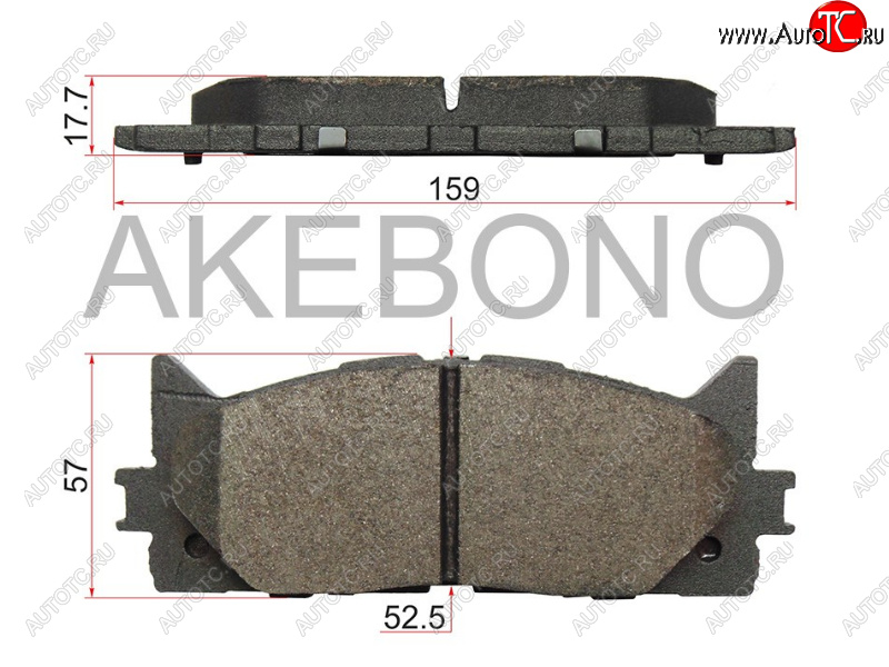 3 279 р. Колодки тормозные передние FL-FR SAT Toyota Camry XV50 дорестайлинг (2011-2014)  с доставкой в г. Москва