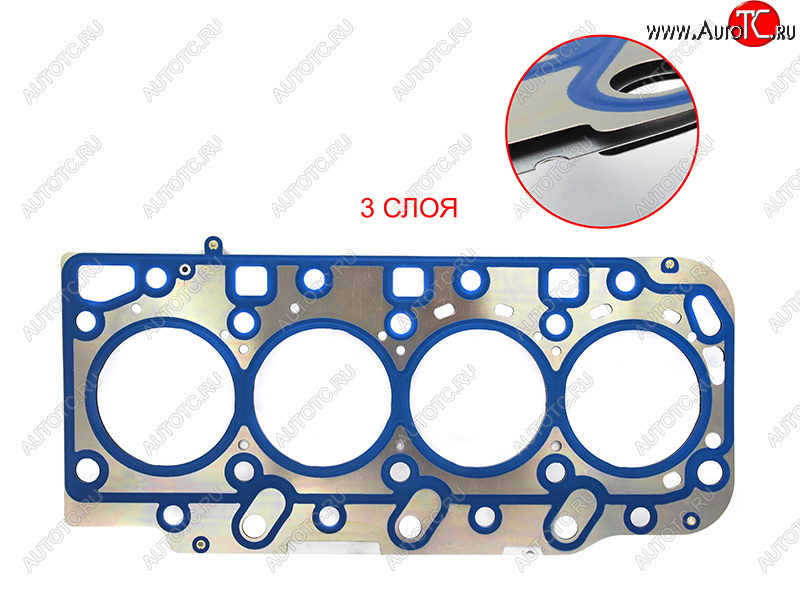 3 499 р. Прокладка ГБЦ V-2.5 D4CB (T-1.0) металл DYG  Hyundai Starex/Grand Starex/H1  TQ (2007-2022) дорестайлинг, рестайлинг, 2-ой рестайлинг  с доставкой в г. Москва