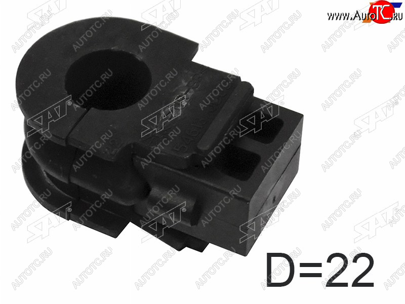 469 р. Втулка стабилизатора переднего D=22 FL-FR SAT Nissan Qashqai 1 J10 рестайлинг (2010-2013)  с доставкой в г. Москва