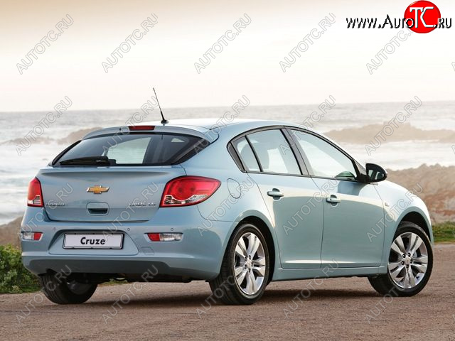 5 399 р. Задние ремонтные арки (комплект) AUTOFERRUM Chevrolet Cruze J305 хэтчбек рестайлинг (2012-2015) (Холоднокатаная сталь 0,8 мм)  с доставкой в г. Москва