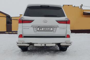 28 999 р. ТСУ PT GROUP тип AV с НЕРЖ накладкой TOYOTA LC 200 2007- LEXUS LX 2016-2021, Toyota Land Cruiser 200 2-ой рестайлинг (2015-2021)  с доставкой в г. Москва. Увеличить фотографию 3