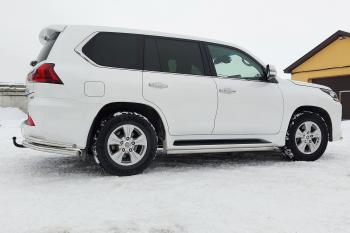 28 999 р. ТСУ PT GROUP тип AV с НЕРЖ накладкой TOYOTA LC 200 2007- LEXUS LX 2016-2021, Toyota Land Cruiser 200 2-ой рестайлинг (2015-2021)  с доставкой в г. Москва. Увеличить фотографию 6