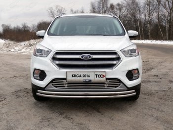 Рамка гос. номера ТСС Тюнинг Ford Kuga 2 рестайлинг (2016-2019) ()