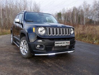 Рамка гос. номера ТСС Тюнинг Jeep Renegade дорестайлинг (2014-2018) ()