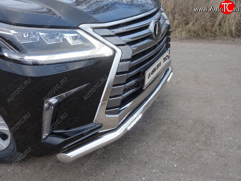 6 249 р. Рамка гос. номера ТСС Тюнинг Lexus LX450d J200 2-ой рестайлинг (2015-2022) (нержавейка)  с доставкой в г. Москва