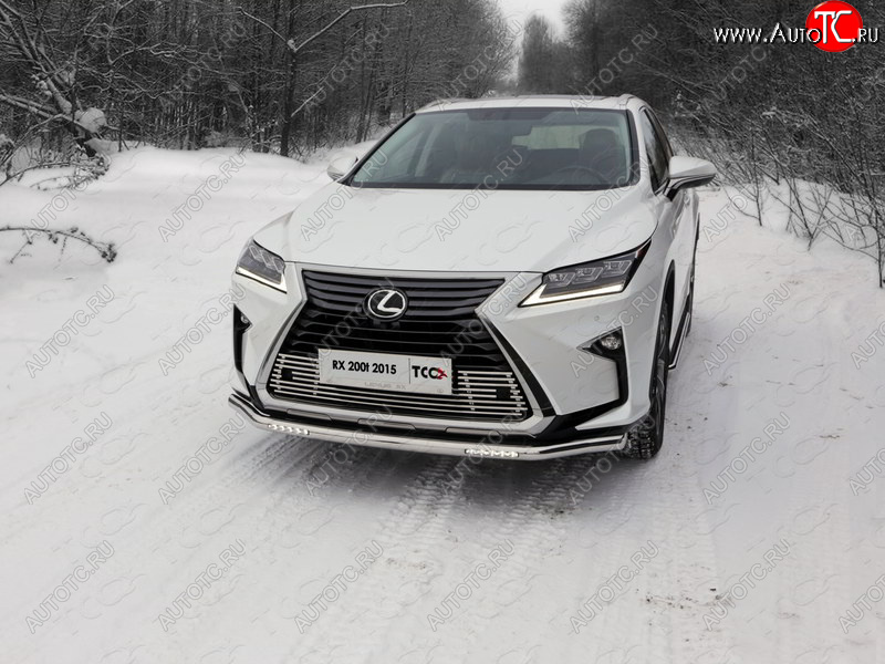 5 999 р. Рамка гос. номера ТСС Тюнинг  Lexus RX  200T - RX450H  AL10 (нержавейка)  с доставкой в г. Москва