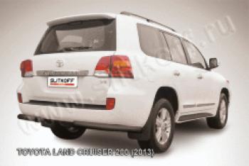 Защита заднего бампера уголки d76 Slitkoff Toyota Land Cruiser 200 1-ый рестайлинг (2012-2015)