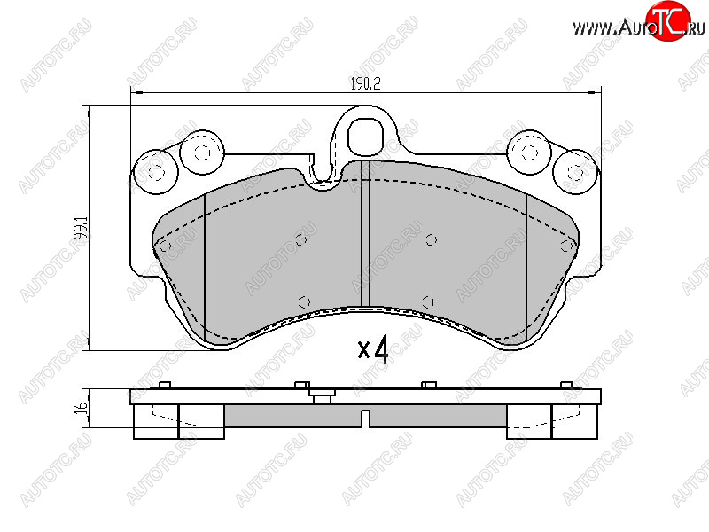 2 449 р. Колодки тормозные перед FL-FR SAT  Porsche Cayenne ( 955,  957) (2002-2010), Volkswagen Touareg ( GP,  NF,  CR) (2002-2025), Volkswagen Touran ( 1T,  2T) (2003-2025)  с доставкой в г. Москва