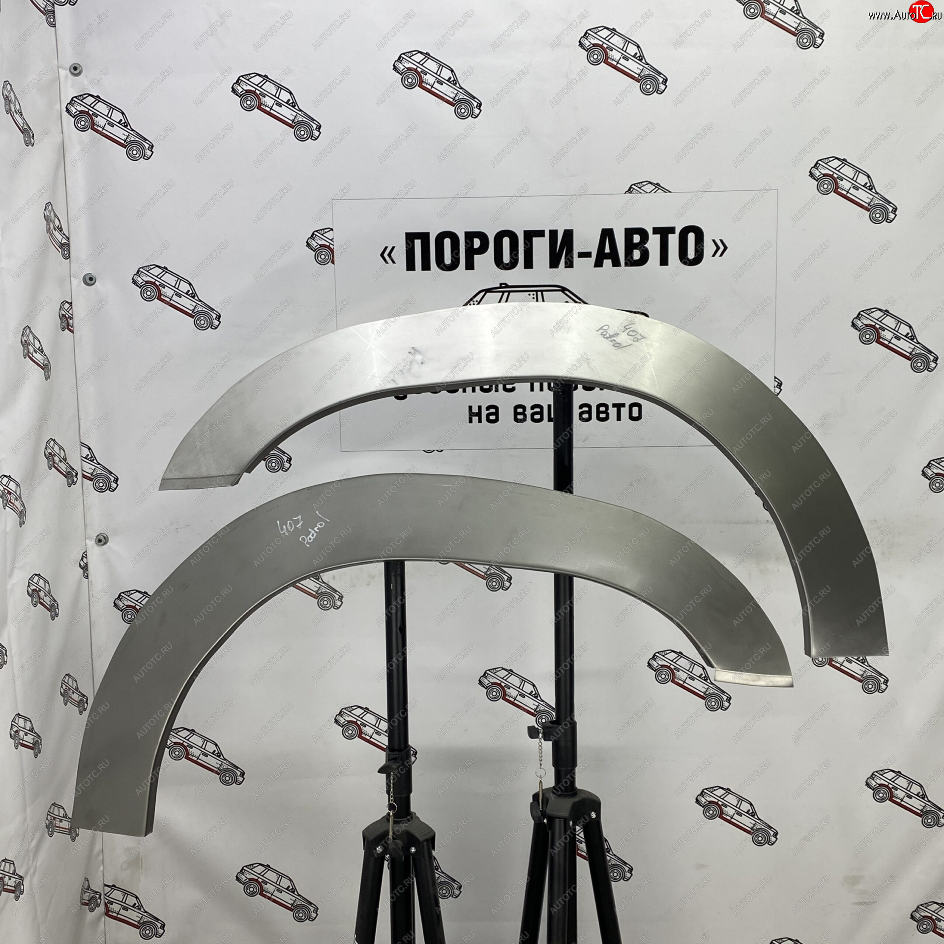 4 399 р. Комплект передних ремонтных арок Пороги-Авто  Nissan Patrol  5 (1997-2010) Y61 дорестайлинг, Y61 1-ый рестайлинг, Y61 2-ой рестайлинг (Холоднокатаная сталь 0,8 мм)  с доставкой в г. Москва