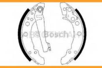 Колодки тормозные стояночного тормоза (4шт.) BOSCH Volkswagen Jetta A3 седан (1993-1998)