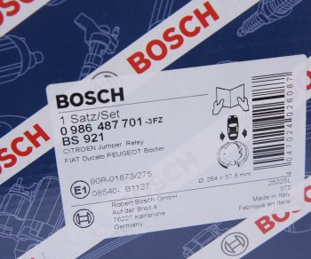 3 899 р. Колодки тормозные задние барабанные 4шт. BOSCH Fiat Ducato 250 (2006-2014)  с доставкой в г. Москва. Увеличить фотографию 4