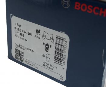 4 599 р. Колодки тормозные (4шт.) BOSCH  BMW 1 серия ( F21,  F20) (2011-2020) хэтчбэк 3 дв. дорестайлинг, хэтчбэк 3 дв. 1-ый рестайлинг, хэтчбэк 3 дв. 2-ой рестайлинг, хэтчбэк 5 дв. 2-ой рестайлинг  с доставкой в г. Москва. Увеличить фотографию 3