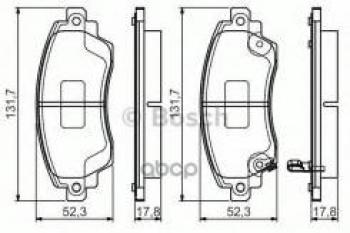 Колодки тормозные передние (4шт.) BOSCH Toyota Corolla E110 универсал дорестайлинг (1997-2000)