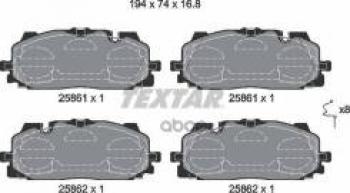 Колодки тормозные передние (4шт.) TEXTAR Audi A4 B8 дорестайлинг, седан (2007-2011)