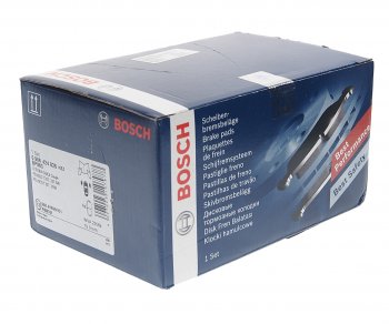 2 449 р. Колодки тормозные передние (4шт.) BOSCH Peugeot 308 T7 универсал дорестайлинг (2007-2011)  с доставкой в г. Москва. Увеличить фотографию 2