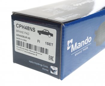 1 149 р. Колодки тормозные передние R16 ceramic (4шт.) MANDO KIA Ceed 2 JD рестайлинг, хэтчбэк (2015-2018)  с доставкой в г. Москва. Увеличить фотографию 3