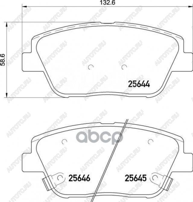 1 289 р. Колодки тормозные передние (4шт.) HANKOOK FRIXA KIA Optima 4 JF дорестайлинг универсал (2015-2018)  с доставкой в г. Москва