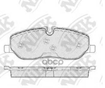 Колодки тормозные передние (4шт.) NIBK Land Rover Discovery 4 L319 (2009-2016)