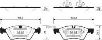 4 799 р. Колодки тормозные передние (4шт.) SANGSIN  Mercedes-Benz E-Class  W211 - R-Class  W251/V251  с доставкой в г. Москва. Увеличить фотографию 1