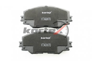 2 199 р. Колодки тормозные передние (4шт.) KORTEX  Toyota Auris ( E150,  E180,  E210) - RAV4 ( XA30,  XA40,  XA50)  с доставкой в г. Москва. Увеличить фотографию 3