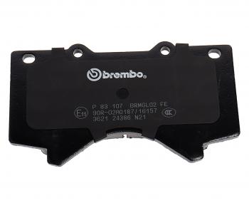 5 999 р. Колодки тормозные передние (4шт.) BREMBO Toyota Land Cruiser 200 2-ой рестайлинг (2015-2021)  с доставкой в г. Москва. Увеличить фотографию 3