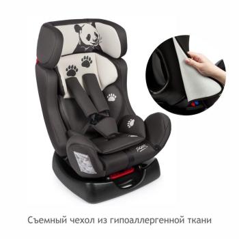 8 449 р. Автокресло детское 0-25кг (0+/I-II, 0-7лет) Диона SIGER Peugeot 308 T7 универсал дорестайлинг (2007-2011) (серо-бежевое панда)  с доставкой в г. Москва. Увеличить фотографию 6