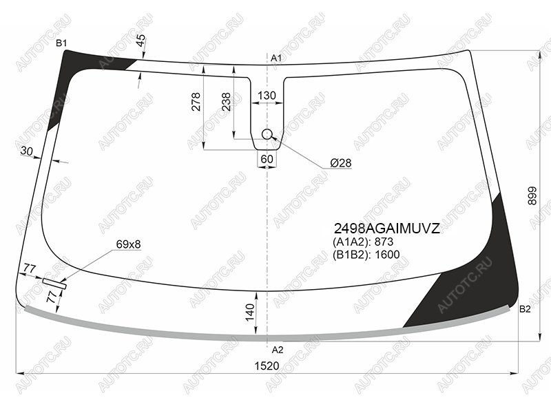 26 549 р. Стекло лобовое (Датчик дождя Проекция Молдинг) FUYAO BMW X4 G02 дорестайлинг (2018-2021)  с доставкой в г. Москва