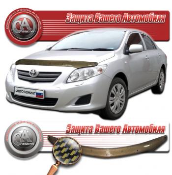 Дефлектор капота CA-Plastiс Toyota (Тойота) Corolla (Королла)  E150 (2006-2010) E150 седан дорестайлинг