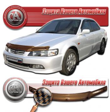 Дефлектор капота CA-Plastiс Honda (Хонда) Accord (Аккорд)  6 CF (1997-2002) 6 CF седан дорестайлинг, седан рестайлинг