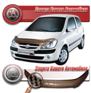 Дефлектор капота CA-Plastiс Hyundai (Хюндаи) Getz (Гетс)  TB (2005-2011) TB хэтчбэк 3 дв. рестайлинг