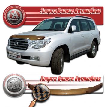 Дефлектор капота CA-Plastiс Toyota (Тойота) Land Cruiser (Лэнд)  200 (2007-2012) 200 дорестайлинг