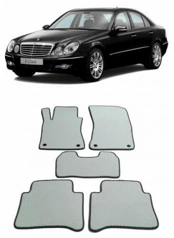 3 599 р. Текстильные коврики в салон (4matic LUX текстиль) SeinTex   Mercedes-Benz E-Class  W211 (2002-2009) дорестайлинг седан, рестайлинг седан  с доставкой в г. Москва. Увеличить фотографию 1