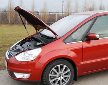 3 499 р. Упор капота ТехноМастер Ford S-Max 1 дорестайлинг (2006-2010)  с доставкой в г. Москва. Увеличить фотографию 1