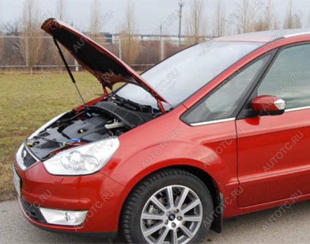 3 499 р. Упор капота ТехноМастер Ford S-Max 1 дорестайлинг (2006-2010)  с доставкой в г. Москва