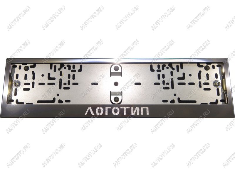 5 499 р. Рамка номерного знака (комплект) ТСС Тюнинг Audi A4 B8 дорестайлинг, седан (2007-2011) (нанесенная надпись Audi )  с доставкой в г. Москва