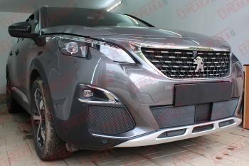 3 179 р. Защита радиатора (боковые) Стрелка11 Стандарт Peugeot 3008 2 (2016-2024) (черные)  с доставкой в г. Москва. Увеличить фотографию 2