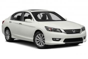 Зимняя заглушка решетки радиатора Стрелка11 Honda (Хонда) Accord (Аккорд)  CR (2013-2016) CR седан дорестайлинг  (черная)