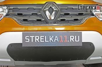 Зимняя защита на стяжке (низ) Стрелка11 Renault (Рено) Duster (Дастер)  HM (2021-2024) HM рестайлинг ()