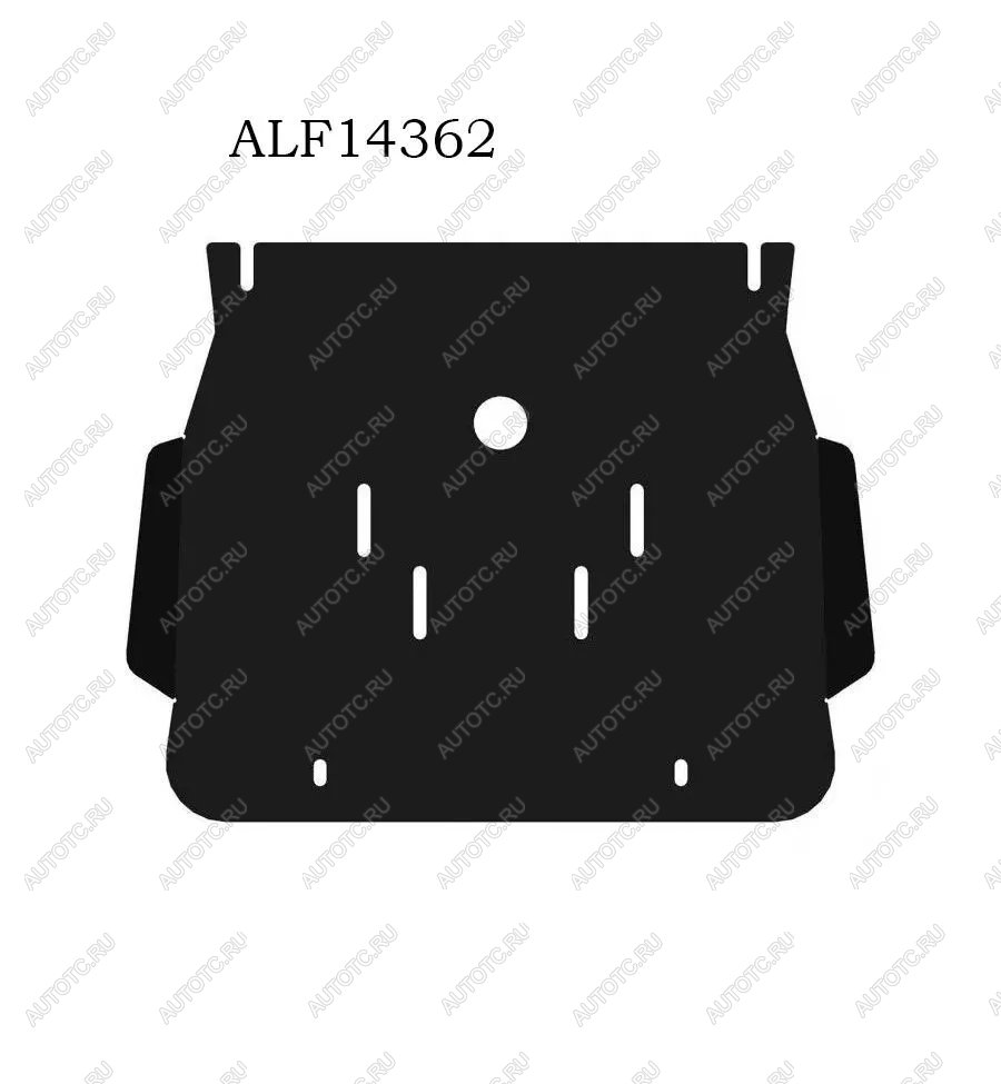 2 559 р. Защита картера (V-3,0; 2,5TD) ALFECO  Mitsubishi Pajero Sport  PA (1996-2008) дорестайлинг, рестайлинг (сталь 2 мм)  с доставкой в г. Москва