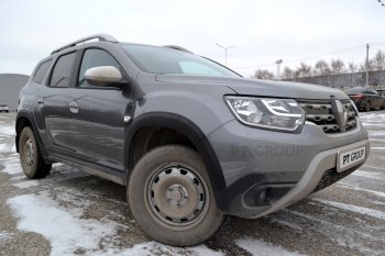 6 949 р. Защитные накладки на арки Petroil Tuning  Renault Duster  HM (2021-2024) рестайлинг (Текстурная поверхность (шагрень))  с доставкой в г. Москва. Увеличить фотографию 2