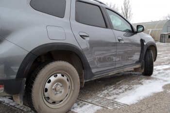 6 949 р. Защитные накладки на арки Petroil Tuning  Renault Duster  HM (2021-2024) рестайлинг (Текстурная поверхность (шагрень))  с доставкой в г. Москва. Увеличить фотографию 3