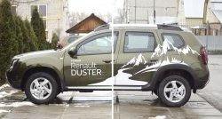 8 749 р. Накладки на колёсные арки RA Renault Duster HS рестайлинг (2015-2021) (Неокрашенные)  с доставкой в г. Москва. Увеличить фотографию 2