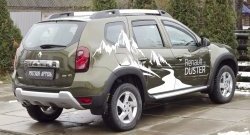 8 749 р. Накладки на колёсные арки RA Renault Duster HS рестайлинг (2015-2021) (Неокрашенные)  с доставкой в г. Москва. Увеличить фотографию 5