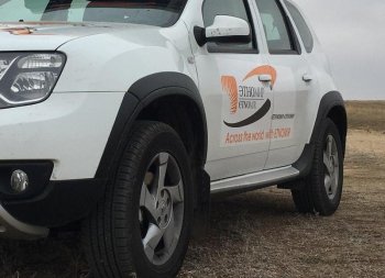 7 649 р. Накладки на колесные арки Артформ Renault Duster HS рестайлинг (2015-2021)  с доставкой в г. Москва. Увеличить фотографию 3