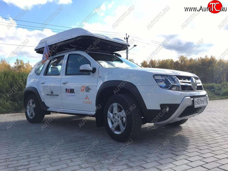 7 649 р. Накладки на колесные арки Артформ Renault Duster HS рестайлинг (2015-2021)  с доставкой в г. Москва