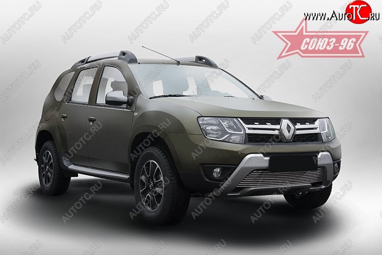 5 669 р. Декоративный элемент воздухозаборника Souz-96 (d10) Renault Duster HS рестайлинг (2015-2021)  с доставкой в г. Москва