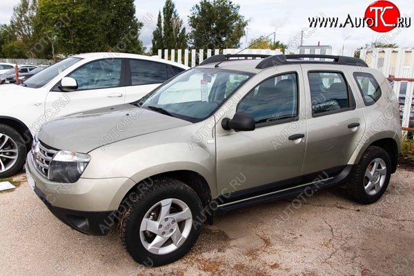 4 649 р. Молдинги дверей Артформ  Renault Duster  HS (2010-2021) дорестайлинг, рестайлинг  с доставкой в г. Москва