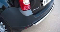 13 549 р. Одинарная защита заднего бампера из трубы диаметром 63 мм (4x2) SLITKOFF Renault Duster HS дорестайлинг (2010-2015)  с доставкой в г. Москва. Увеличить фотографию 3